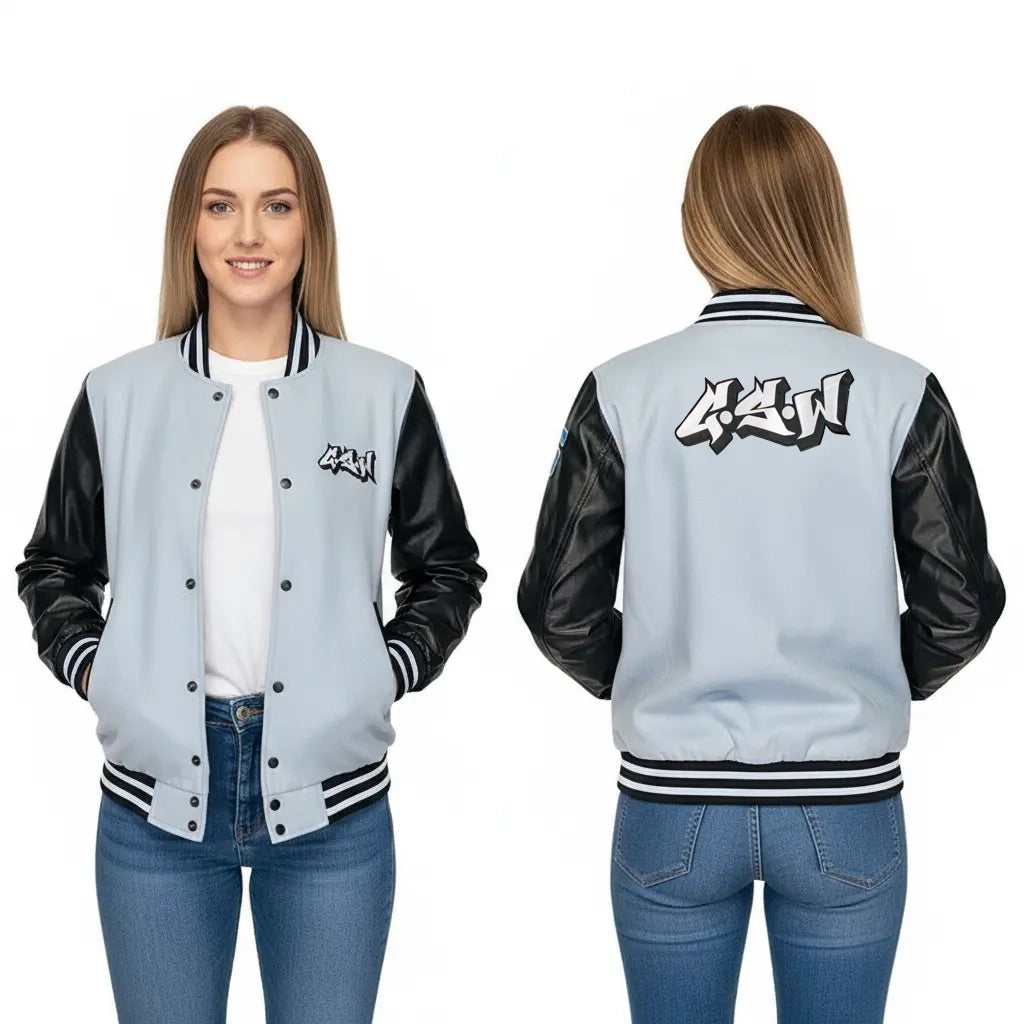 Light Blue Varsity Jacket
