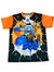 Logo printing Cotton Feel Shirt 100% Polyester Full Sublimated GSW Royal logo Black Orange T -Shirt