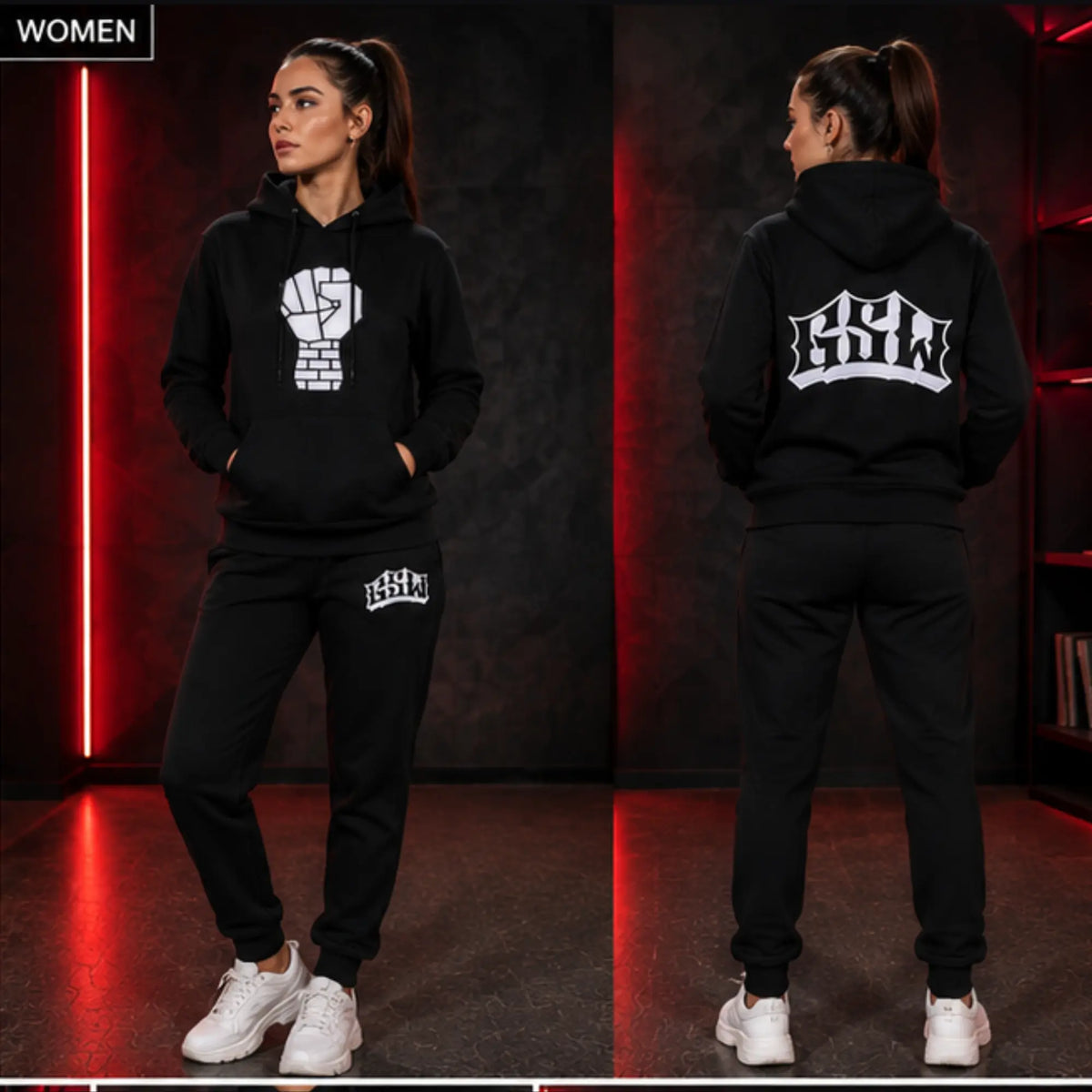 Black Body Strength Series GSW Cotton Tracksuit