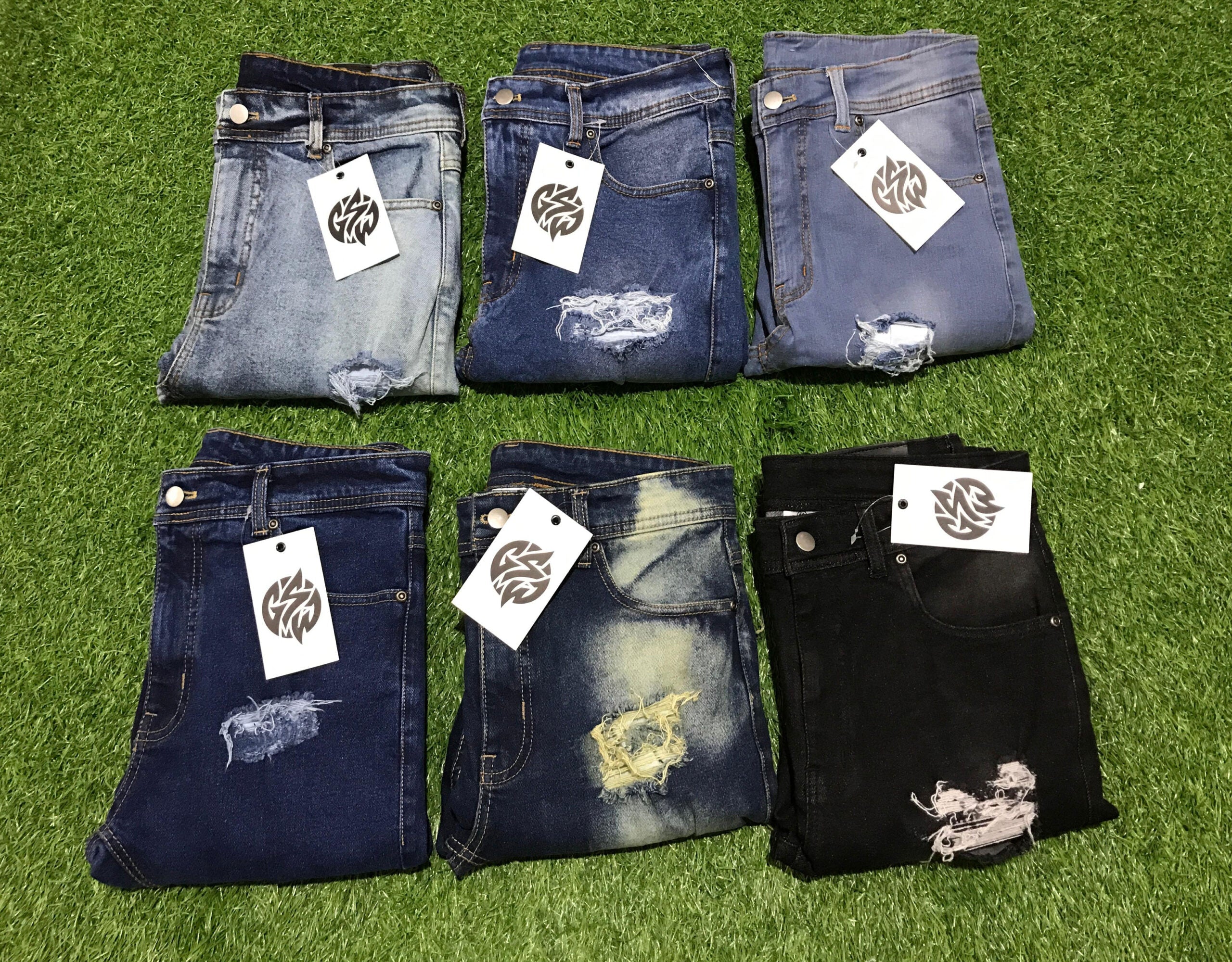 Denim Style Embrodiery GSW Navy Blue