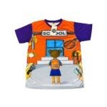 Cotton-Feel-Shirt100%-Polyester-Full-Sublimated-GSW-Logo-(old-School)Orange-Grey+-Royal-(-GSWSHGSWOSLROG-S-)-F